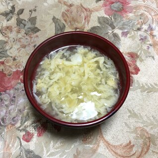 簡単　ふわトロ　かきたま汁